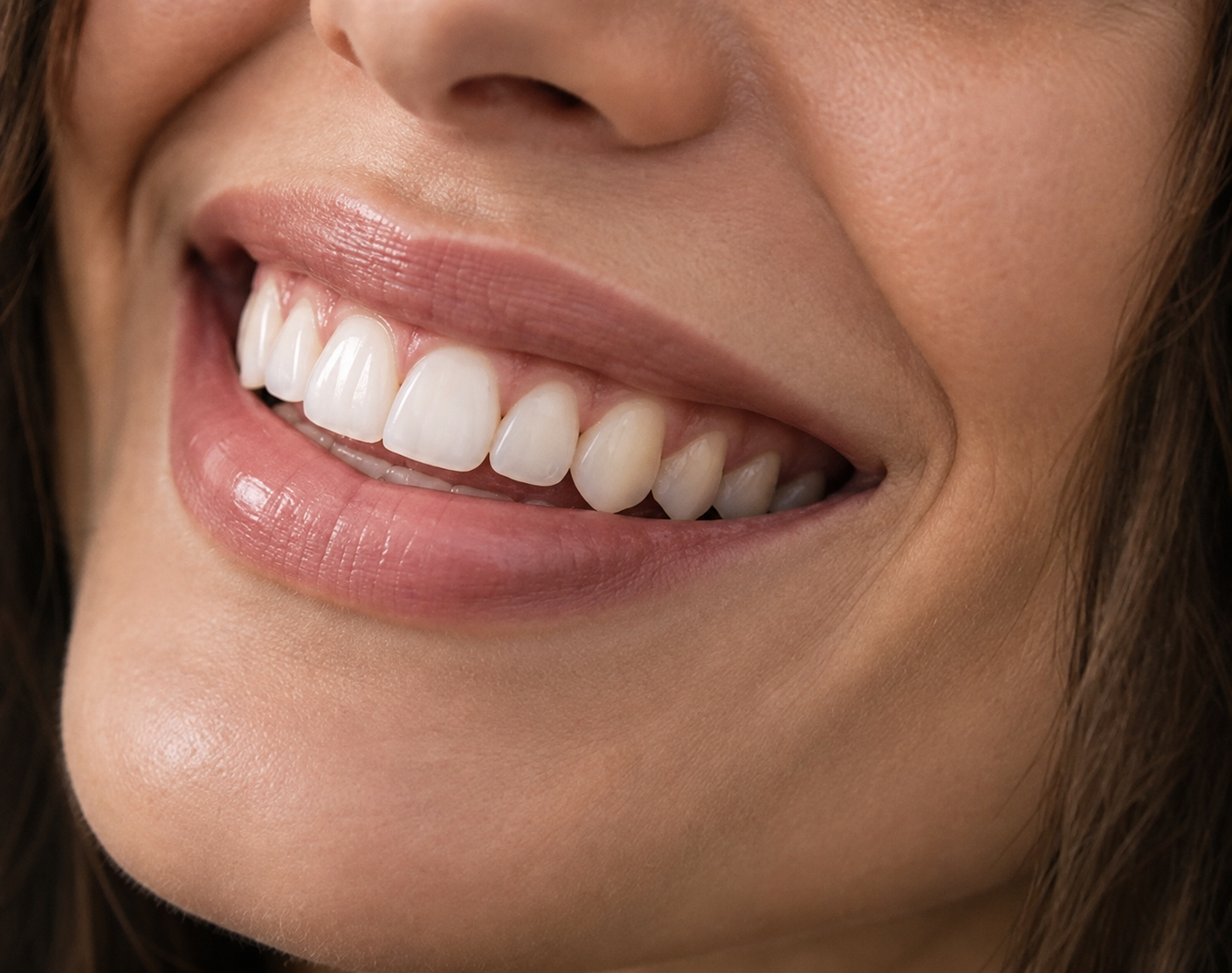 Detalle de una sonrisa